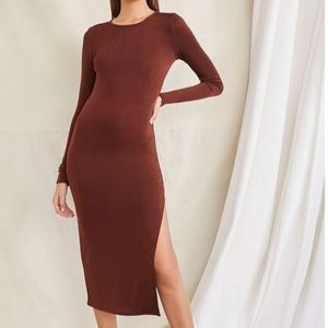 Forever 21 Long Sleeve Sleeve slit Dress